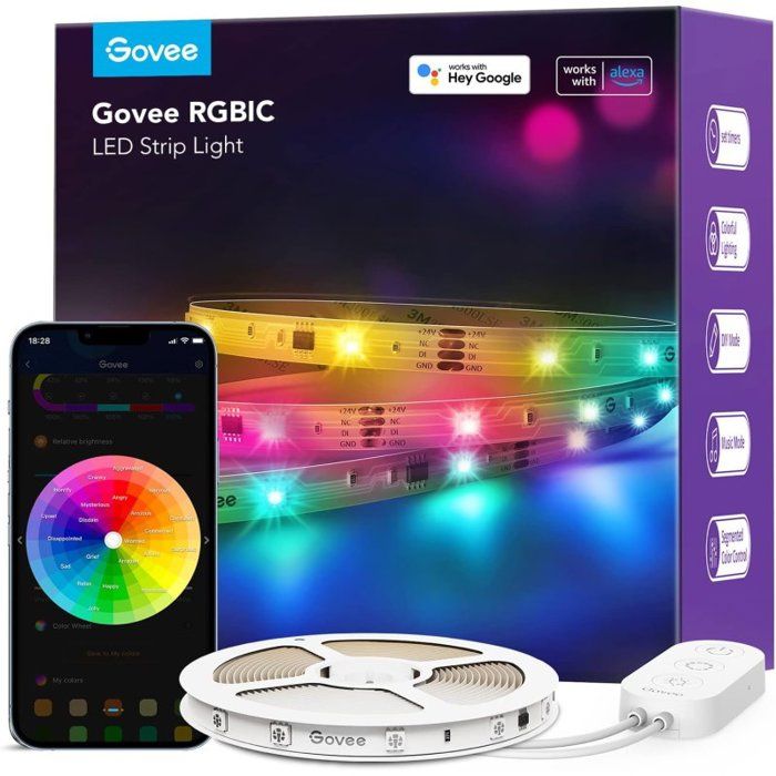 Bande LED - Govee - H618C - Wi-Fi - Bluetooth - Couleur Blanc