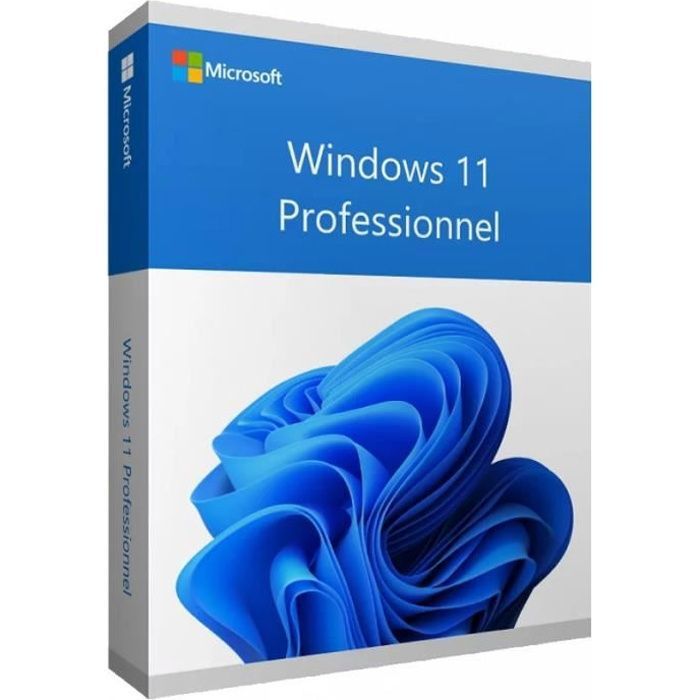Microsoft Windows 11 Pro – 1 PC – Clé dActivation – Livraison Instantanée par Mail