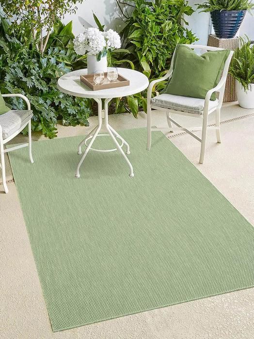 Tapis dextérieur - THE CARPET - Mistra - Résistant UV - Vert - 240x340 cm