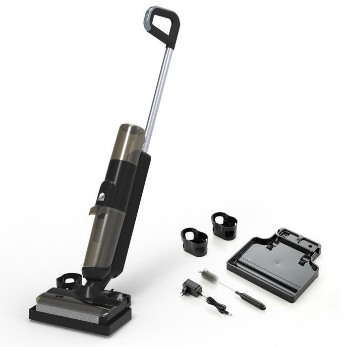 Aspirateur Nettoyeur sans Fil Intelligent Sec et Humide Autonettoyage Brosse 50 MINS DAUTONOMIE Réservoir Eau 650 ML