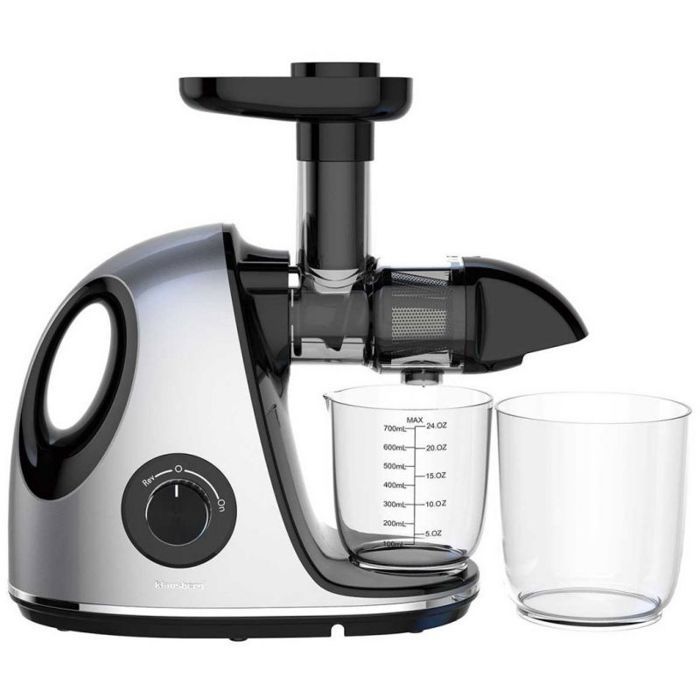 Extracteur de jus - KLAUSBERG - KB-7863 - 1 niveau de rotation - Technologie de compression - Gris