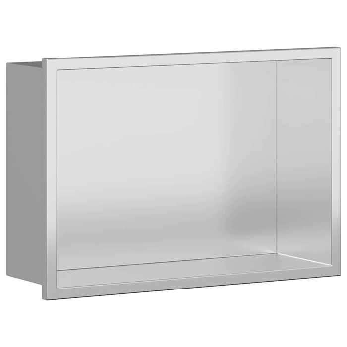 BONNIE®Niche de douche - Résistant aux éclaboussures - Argent 30x20x9.5 cm Acier inoxydable FR167346