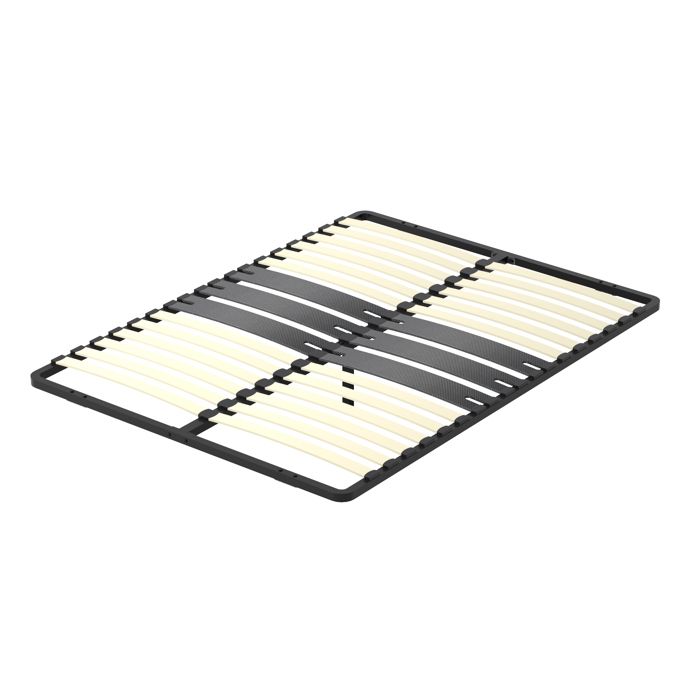 Sommier 140x200 cm 2x15 Lattes Peuplier Naturel Installation Express-TUNCCO