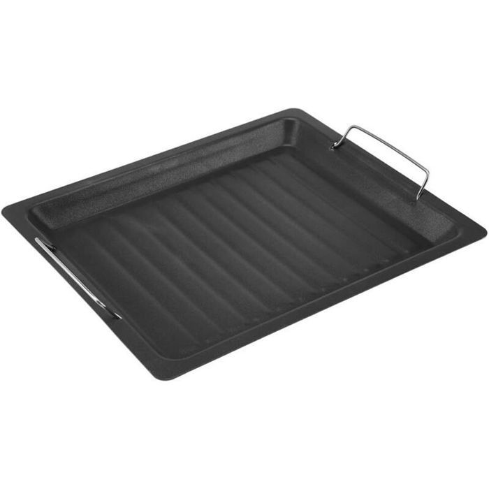 Plaque de barbecue - PZCC - Plancha portable - Acier inoxydable - Surface antiadhésive - Camping et maison