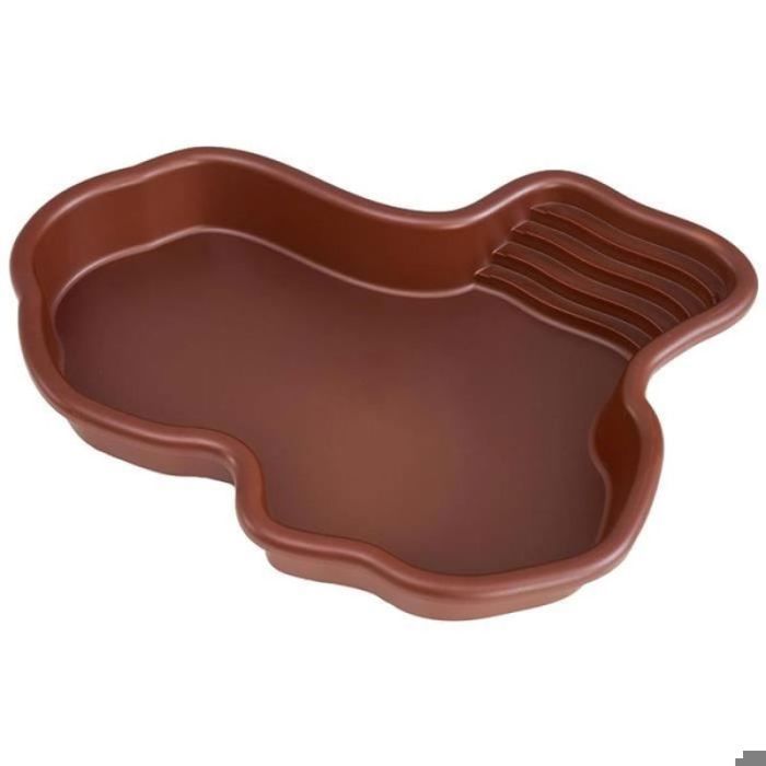 Baignoire pour Reptiles Grande Piscine pour Tortues Piscine pour Reptiles avec Plate-Forme de baignade Gecko  BASSIN POUR ANIMAL