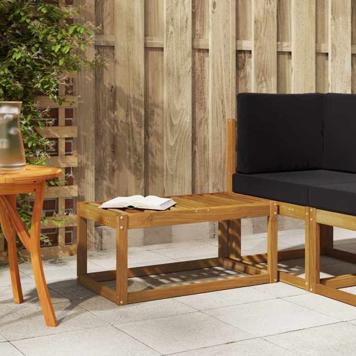 Marron Banc de jardin Naturel 79x43x37 cm Bois dAcacia Massif - Siège de balcon LV68112