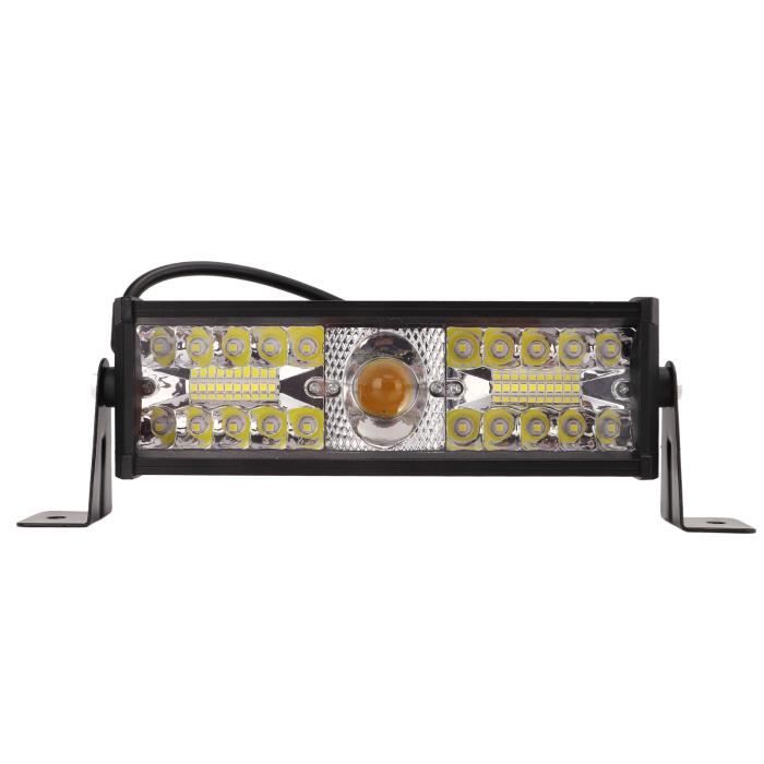 KaiDengZhe Lampe LED Off-Road 72W - Phare Combiné Spot/Flood, Strobe Ambre, 12-36V Pour SUV, Moto, Bateau