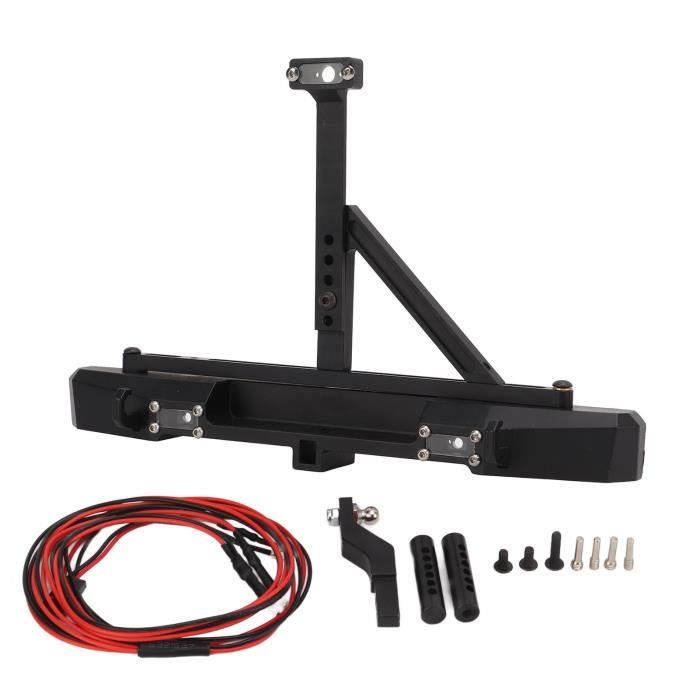 Pare-chocs Arrière Métal Avec LED Pour SCX10 Dingo/Honcho - Intégry C25167 - Amélioration RC Crawler