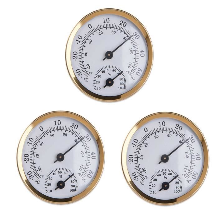 Lot De 2 Thermomètre Hygromètre , Thermomètres Intérieurs, Haute
