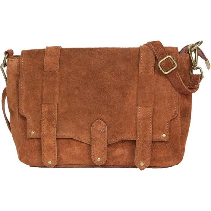 Besace cuir hotsell camel femme
