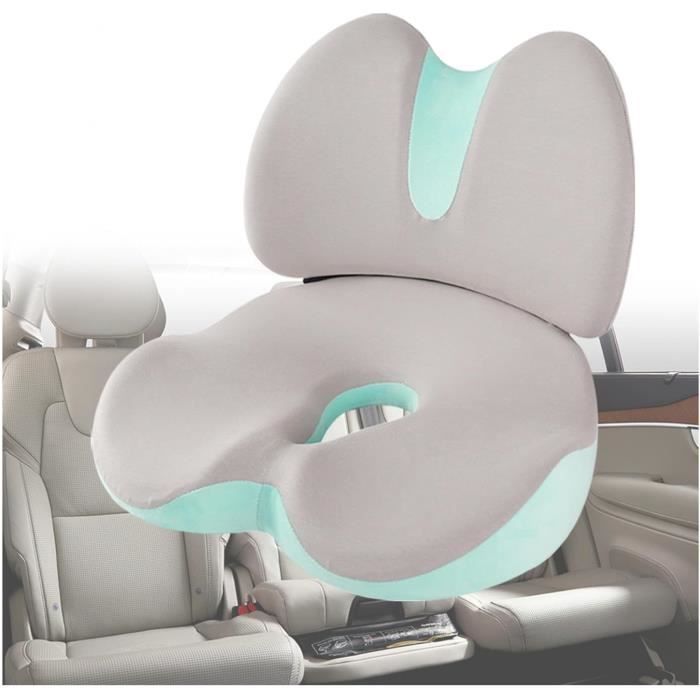 YOUFI Coussin de siège épais en mousse à mémoire de forme et gel, 45,7 x