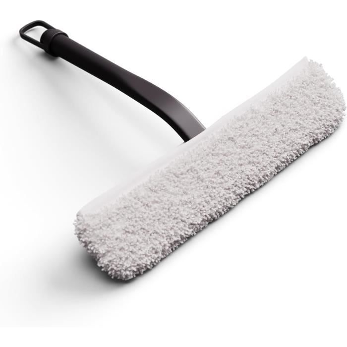 Raclette De Douche En Silicone Blanche Avec Support, Sans Perçage, Pour