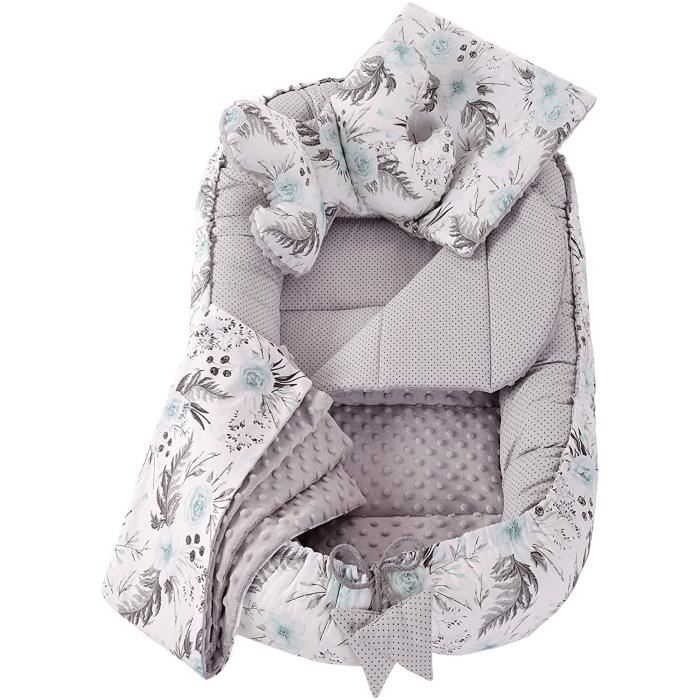 Reducteur De Lit 5 Elements Bebe Cocon 90x50cm Nouveau Ne 100 Coton Baby Nest Medi Partners Couverture Inserer Coussin Cdiscount Puericulture Eveil Bebe