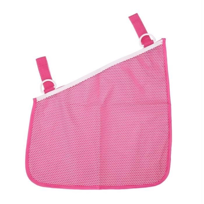 Rose Sac De Rangement Suspendu En Filet Multifonctionnel Penderie