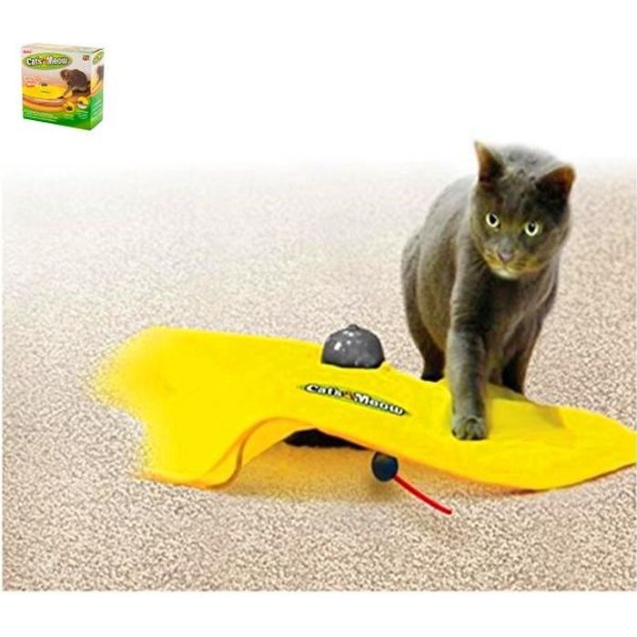 Cat S Meow Jouet Pour Chat De La Souris Infiltration Electronique Pour Les Chats De Tous Ages Exercice Amusant Vos Chats Ne Peuven Achat Vente Jouet Cat S Meow Jouet Pour Chat A Prix