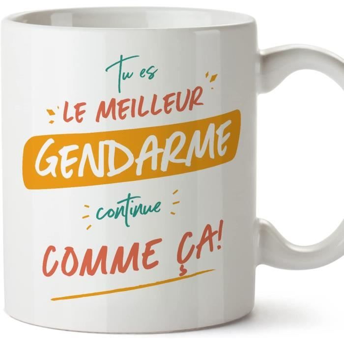 LITasses pour GENDARME En Français Cadeau original pour GENDARME