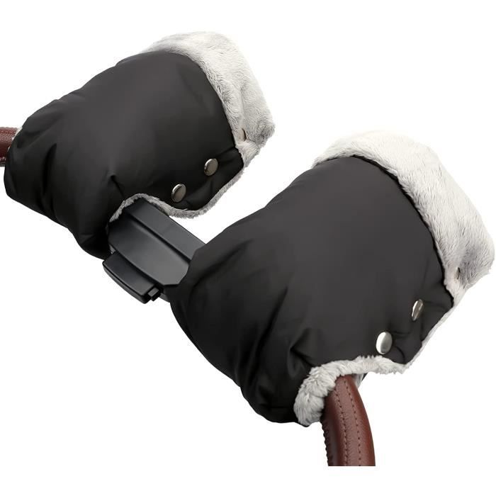 Gants Poussette Protege mains Hiver Antigel Moufles Poussette Bebe Gants Impermeable Et Coupe vent Chauffe mains Pour Velo Fauteuil Cdiscount Pret a Porter