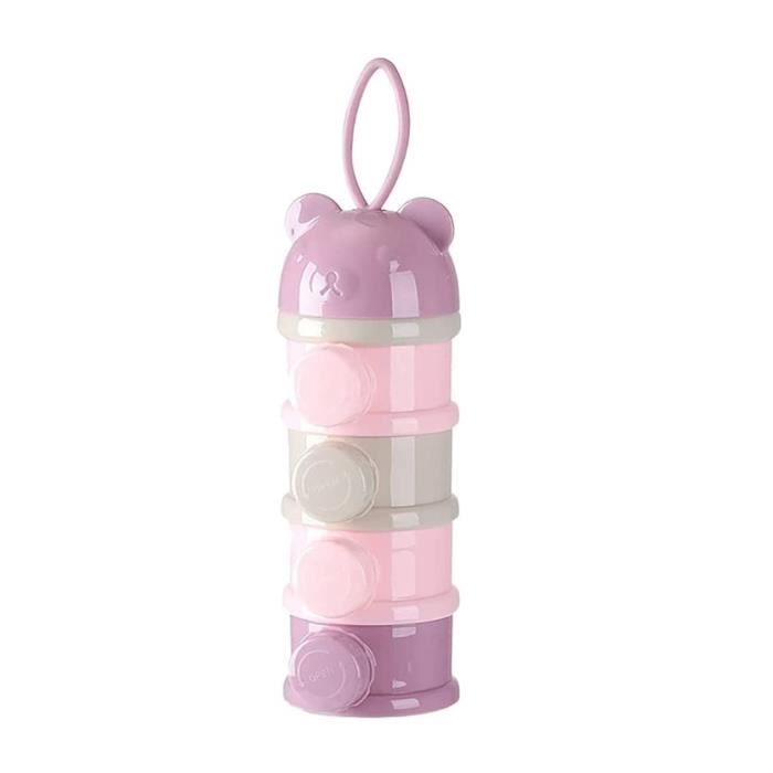 Boîte Doseuse Pour Lait En Poudre Bébé - Porte-cuillère Intégré, étanche, Plastique PP Sans BPA, Portable