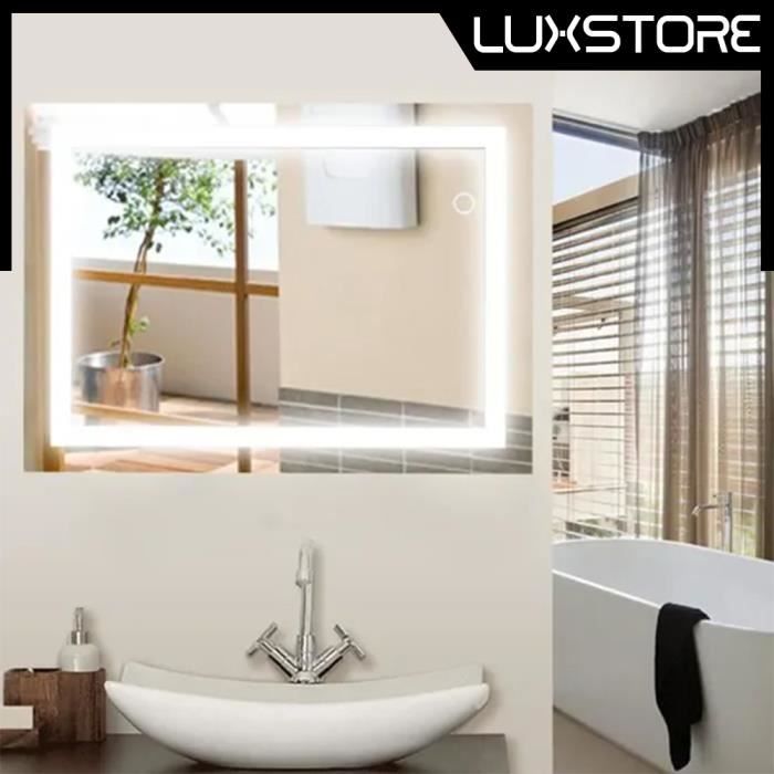 Luxs Nouvelle Generation Miroir Lumineux A Led Pour Salle De Bain