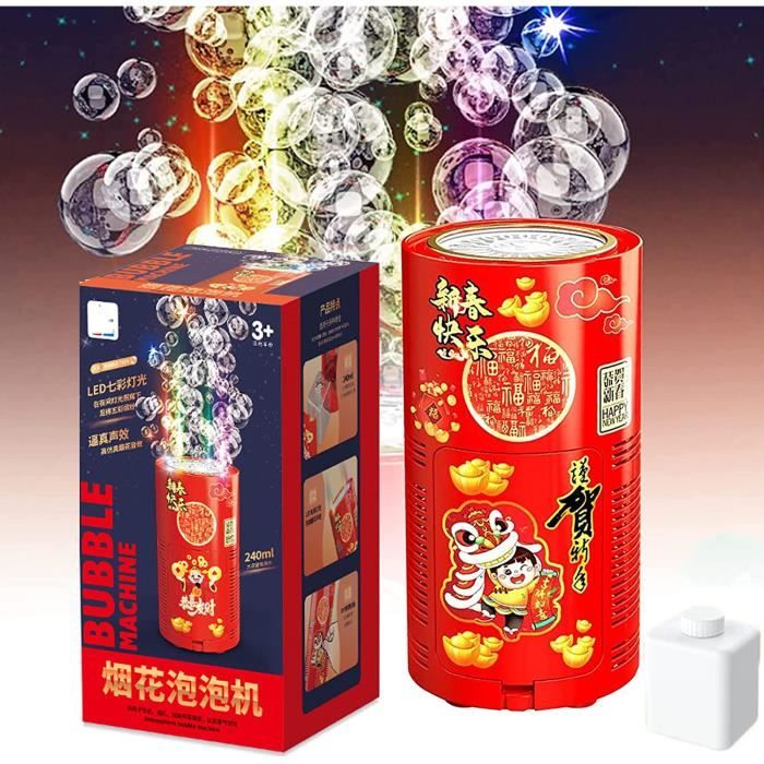Portable Firework Bubble Machine Automatic Bubble Blower for Kids 20 Holes Machine Bubble Solution Electric Bubble Maker Toy Cdiscount Jeux Jouets
