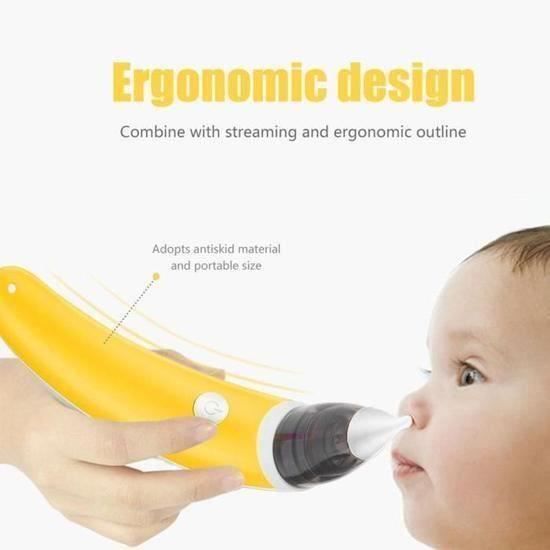 Mouche Bebe Electrique Aspirateur Nasal De Bebe Usb Nettoyeur Electrique De Nez Pour Enfants 0 A 6 Ans Jaune Mc Achat Vente Mouche Bebe Cdiscount
