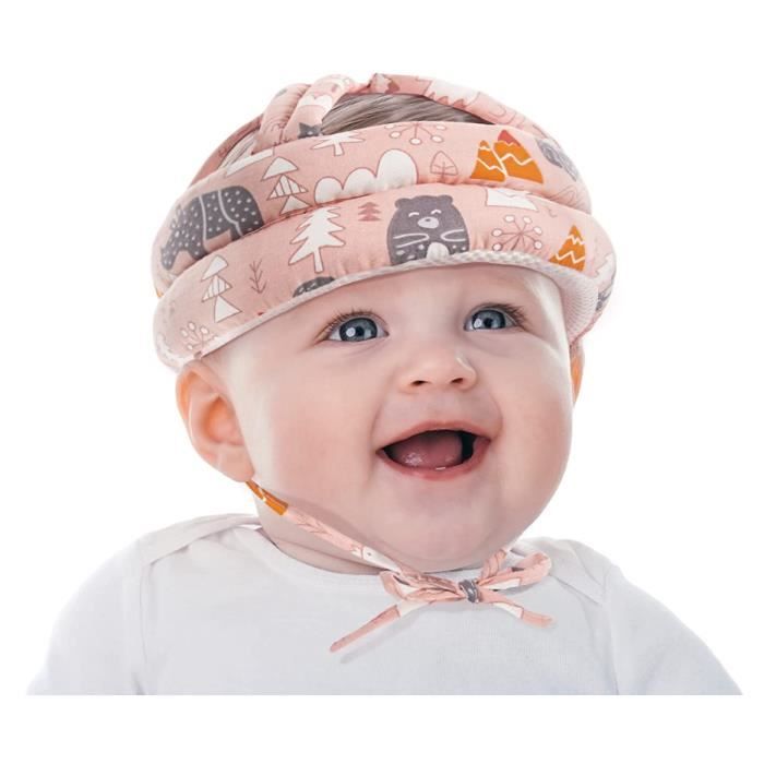 Casque de sécurité en coton pour bébé, Protection de la tête, coussinet  Anti-chute, pour enfants