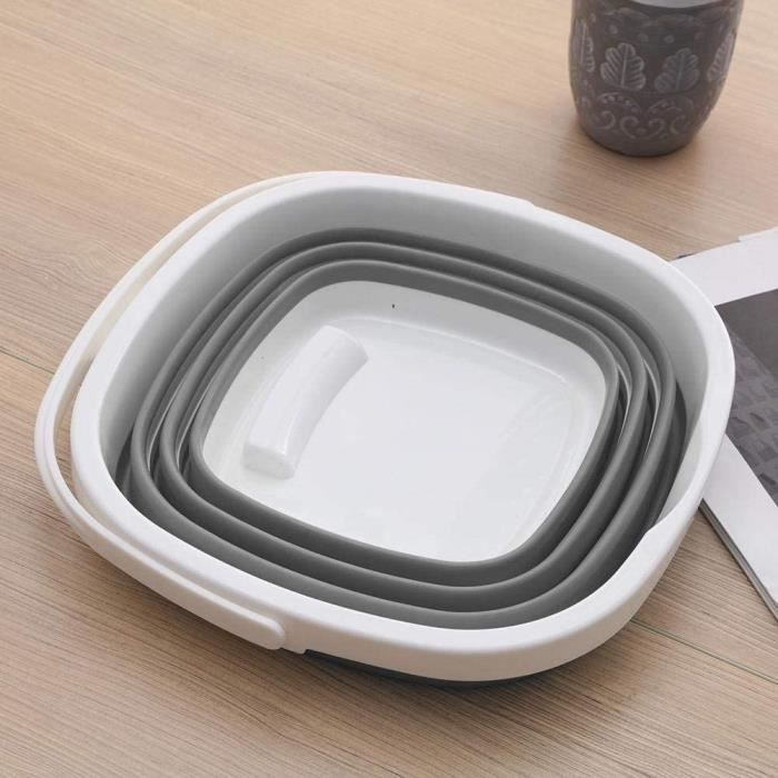 BASSINE CUVETTE Trista Bassine Seau Pliable 10l Portable Pliable De