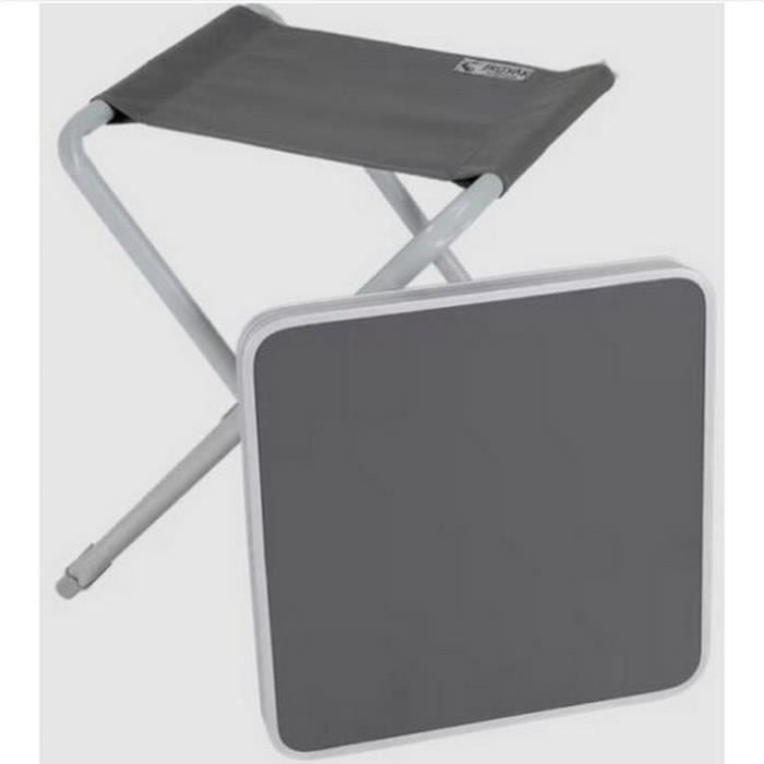 2 EN 1 TABLE / CHAISE DE CAMPING PLIANTE PLIABLE PLAGE AVEC PLATEAU CONVERTIBLE