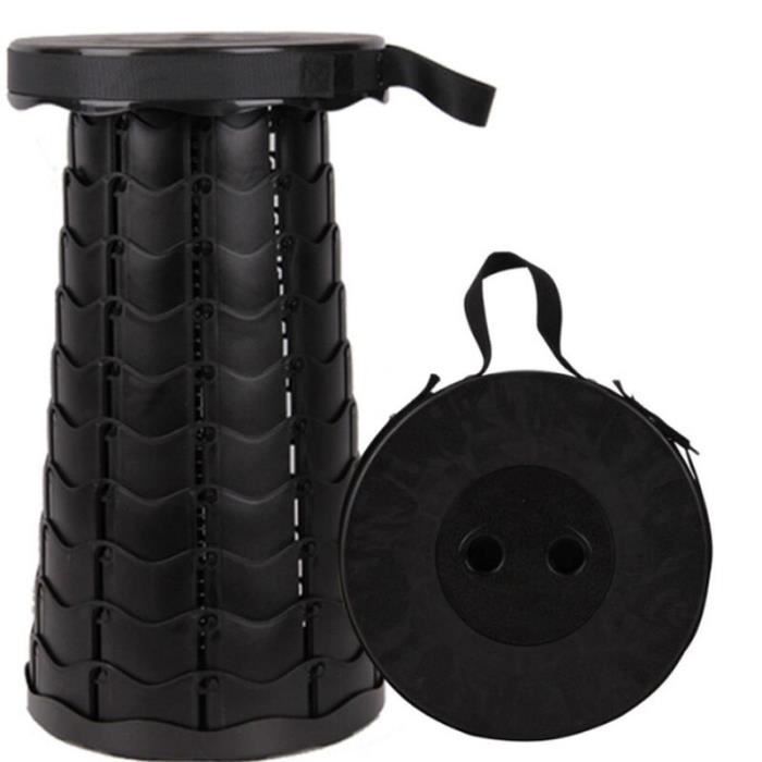 Tabouret télescopique tabouret léger petit pliant jusqu'à 150 kg chaise camping pliable bleu | Leroy Merlin