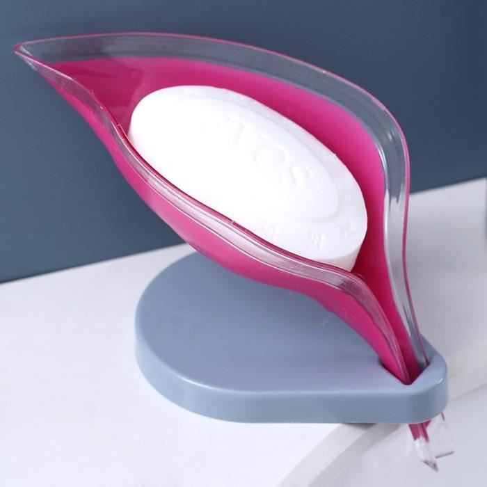 ZEPIQOR Lot De 3 Porte-Savon En Silicone - Boîte à Savon Voyage Avec Évacuation, Antidérapant Pour Salle De Bain, Douche Et Cuisine