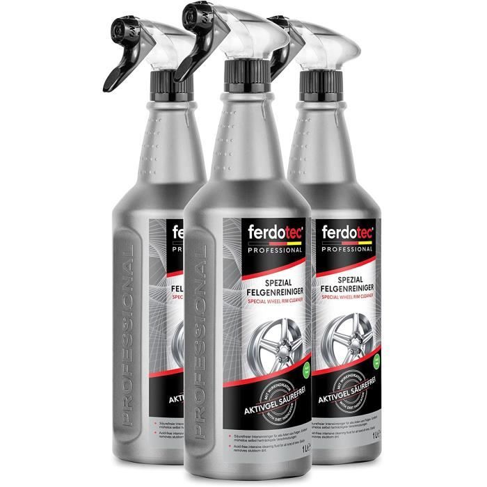 Nettoyant Jante Puissant Ferdotec® Nettoyant Spécial Pour Jantes (2 X 1 L) Puissant Et Sans Sonax Xtreme