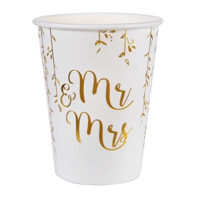 Chal 20 Gobelets en Carton Vintage Kraft