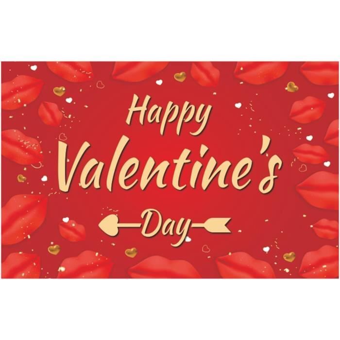 Décoration Saint Valentin Guirlande Coeur Rouge Decoration St Valentin ...