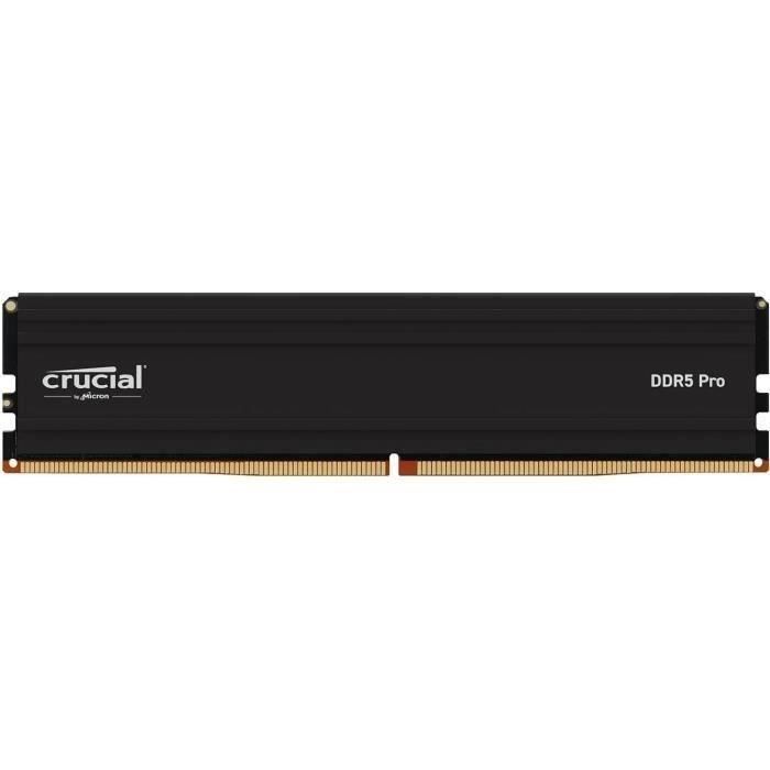 Mémoire RAM - CRUCIAL - PRO DDR5 - 16Go - DDR5-5600 - UDIMM CL46  (CP16G56C46U5) - Cdiscount Informatique
