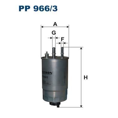 FILTRON Filtre à carburant PP966/3