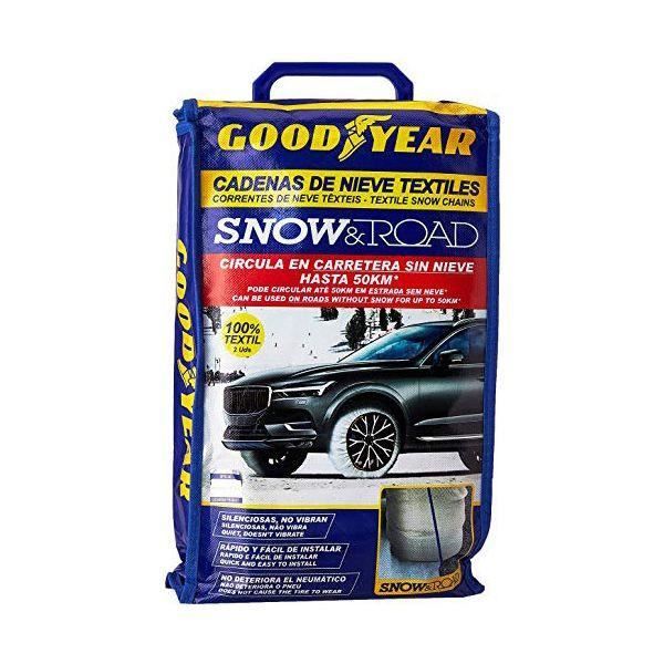 Compatible Abs Esp Chaînes à Neige Goodyear - Jeu De 2 En Métal 9mm Taille 120 Avec Tendeur Auto - Compatible ABS/ESP Chaine à Neige