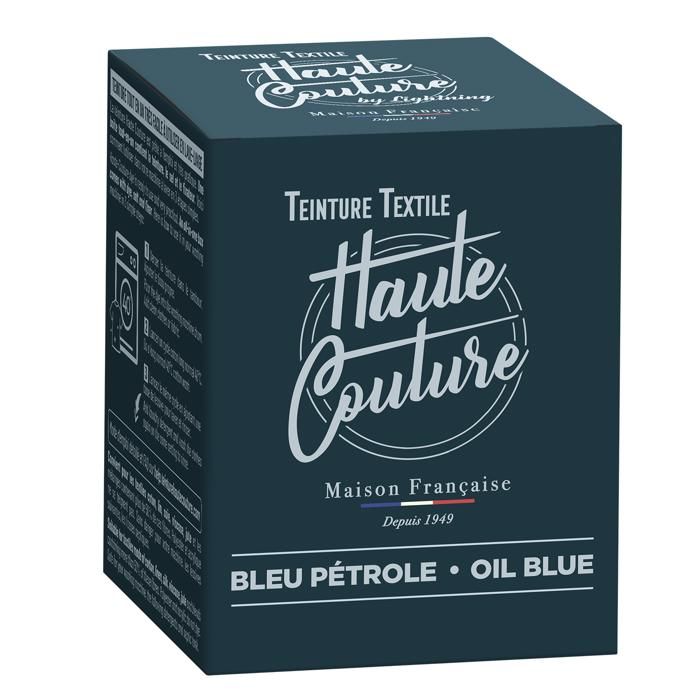 HAUTE-COUTURE Teinture textile haute couture bleu pétrole 350 g