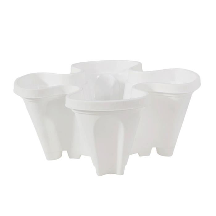 assiette en /émail Rouge Mod/èle canne 2 Damian Canovas Pot de fleurs