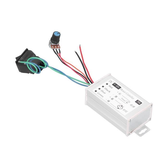 Régulateur De Vitesse Moteur DC 12V/24V Universel - Commutateur Continu 10A, 120W/240W, Pour Ventilateur Auto, Chauffage, Dégivrage