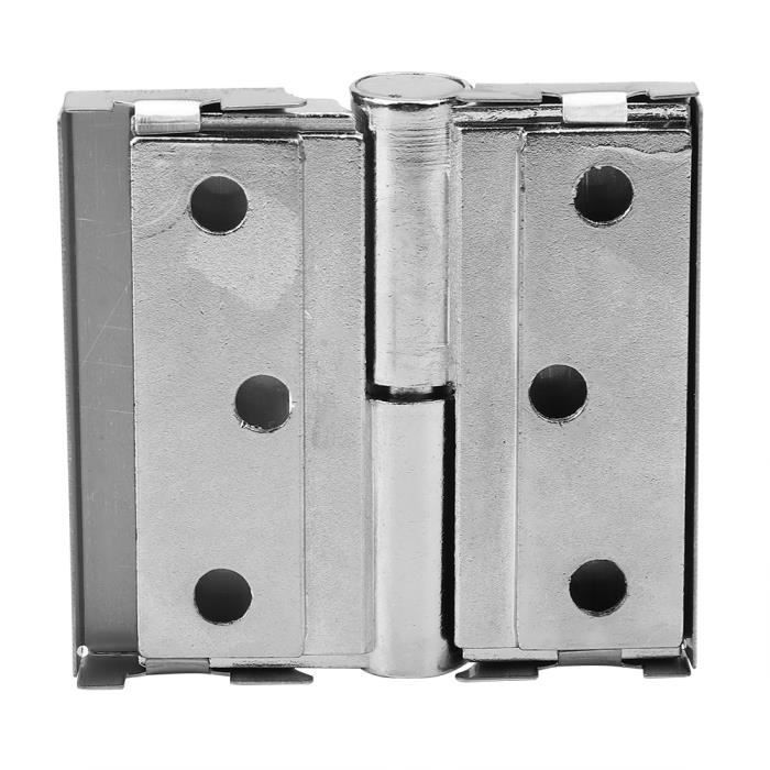 Dpzo – Charnières inox lourdes 100mm – Lot de 3 – Roulement à billes pour installation facile – Résistantes aux intempéries – Charge optimale - 100mm36mm