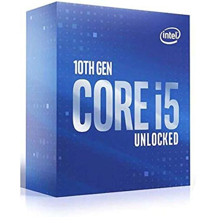 INTEL Processeur Core i5-10600KF AC503INT255 LGA 1200 4.1GHz 6 Coeurs 12Mo Smart Cache