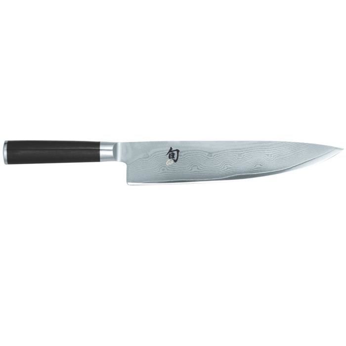 Couteau Chef damas Shun lame 25cm