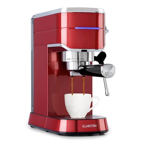 Machine à expresso - Klarstein Futura - 1450W - Pression 20 bars - Rouge