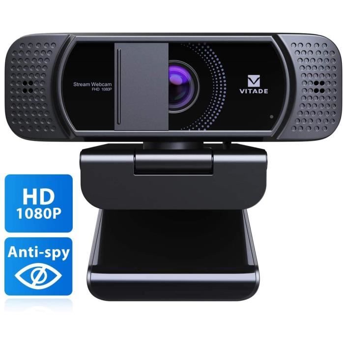 Webcams et Equipement VoIP Spedal Full HD Webcam 1080p, Live Streaming  Caméra avec Microphone USB, 120 degrés Ultra Gran 259942 - Cdiscount  Informatique