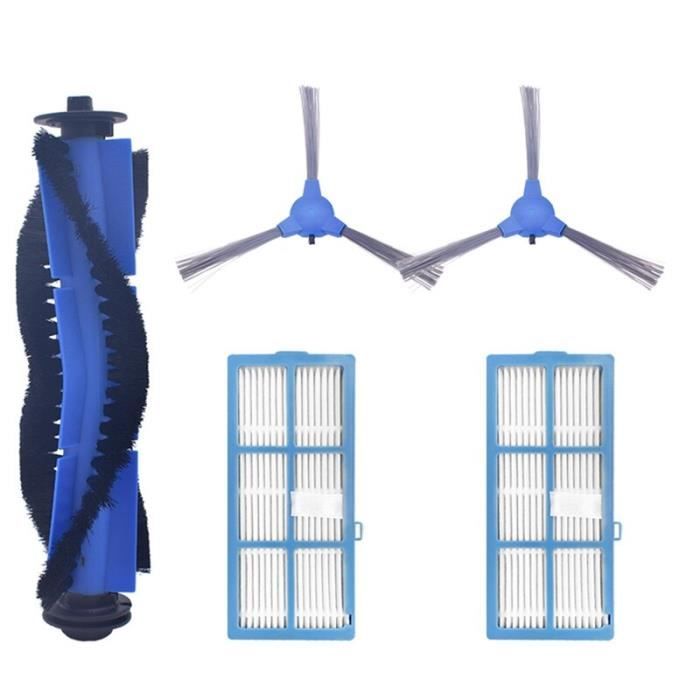 Kit Accessoires Aspirateur Robot Liveryde Compatible Proscenic 850T Ultenic D5s - Brosse + Filtres + Lingettes