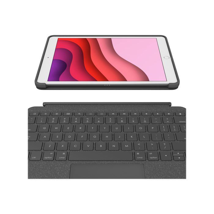 Clavier et étui – Logitech – Combo Touch – Trackpad – Rétroéclairé – QWERTY – Graphite