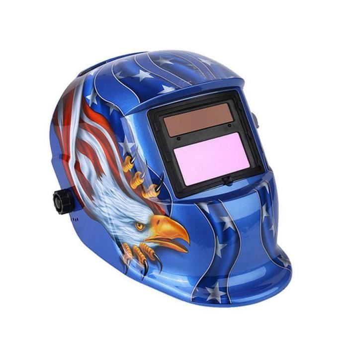 ADF550E Lentille Masque Soudage Automatique Solaire – Assombrissement Rapide, Grande Fenêtre, Batterie Incluse