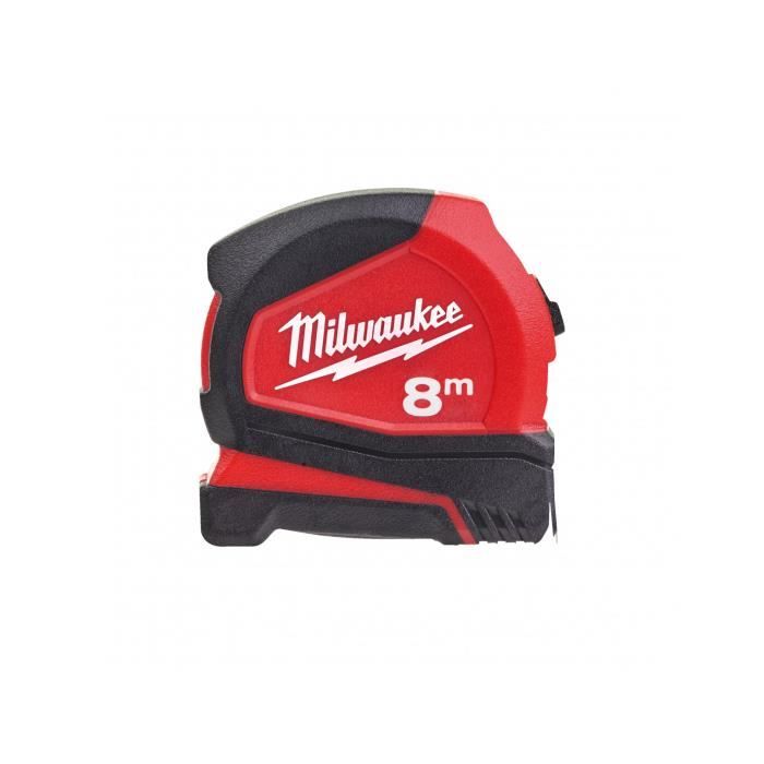 Mètre ruban 8m25mm Compacte Pro Milwaukee 4932459594 Longueur A ruban