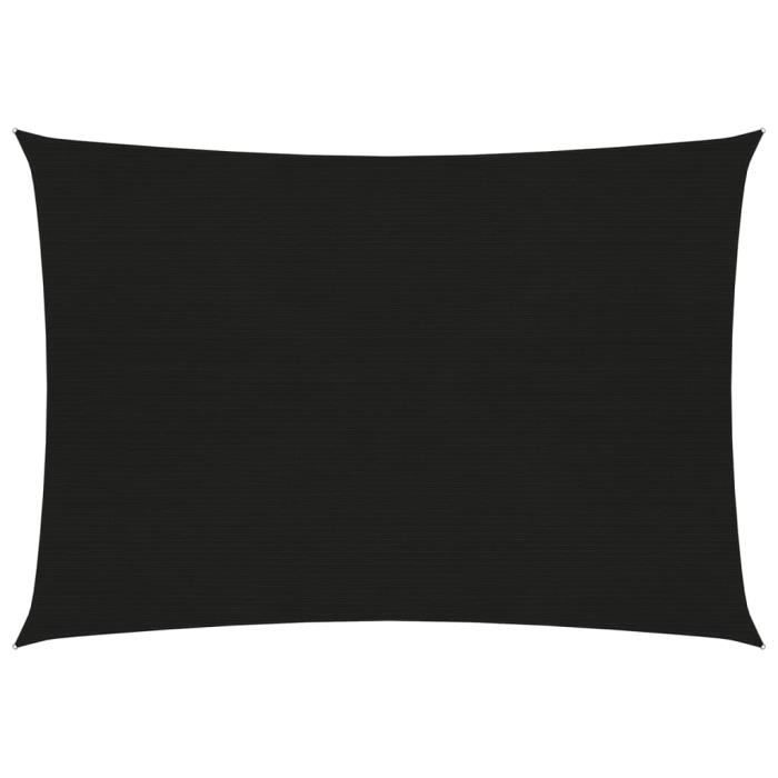 Voile dombrage - MOTHINESSTO - LY1735 - Noir - 4x5 m - PEHD 160 g/m²