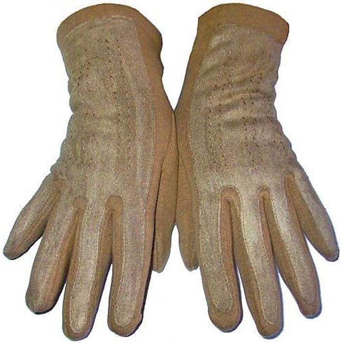 Gants femme beige clearance